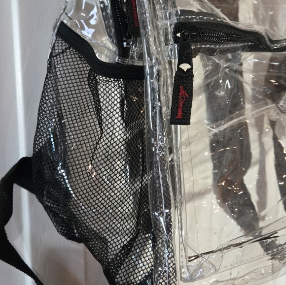 Clear Backpack Concert Bag School Ballgame Sporting Event Purse Black  NCAA NFL - Picture 6 of 10